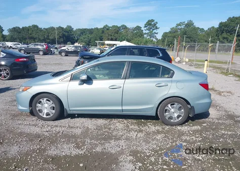 2012 Honda Civic Hybrid z USA, uszkodzony, nr VIN JHMFB4F38CS010389